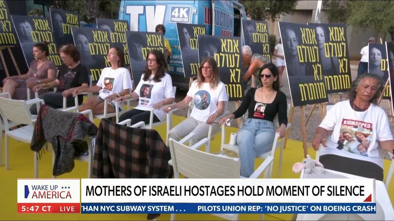 Mothers of Israeli hostages send loud message with silence