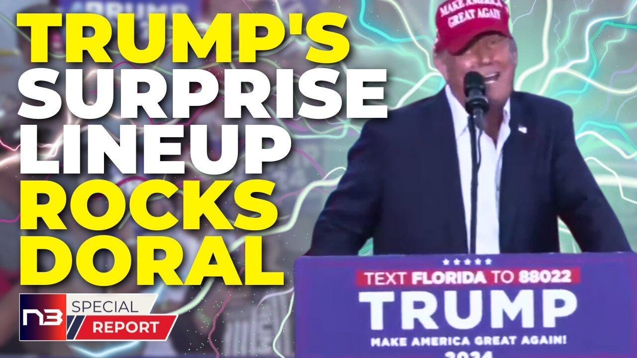 Trump's Rally Rocks Miami Heat Wave Big Names Flock to Doral Showdown