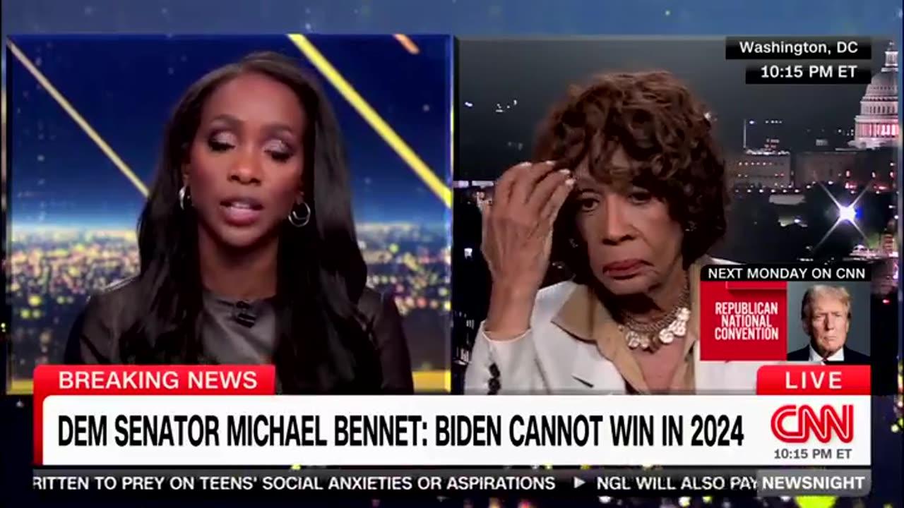 Maxine Waters Has EMBARRASSING Hair Malfuntion On Live TV