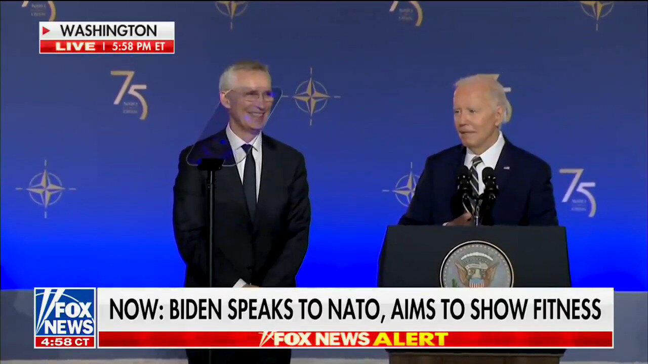 Biden To The Secretary Of NATO: "I Realized I Was ____'n Your Wife" …Some Type Of Services Rendered?