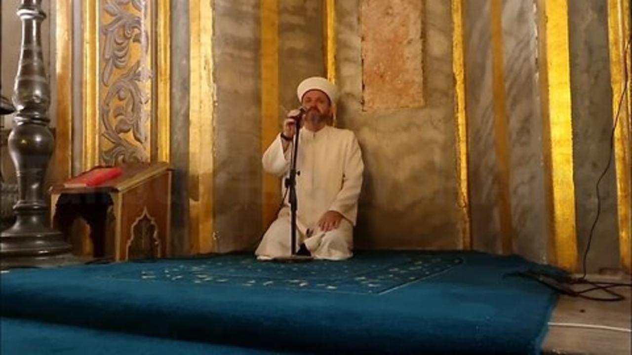 Recitation at AyaSofya-i Kebir Cami-i Şerifi by Sheikh Ferruh Muştuer | Haşr Suresi