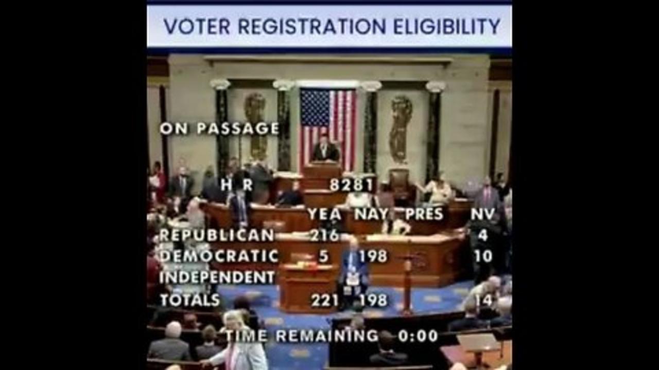 BREAKING: SAVE ACT Passes With Nearly All DEMS Voting Against The Bill and more on tonights show