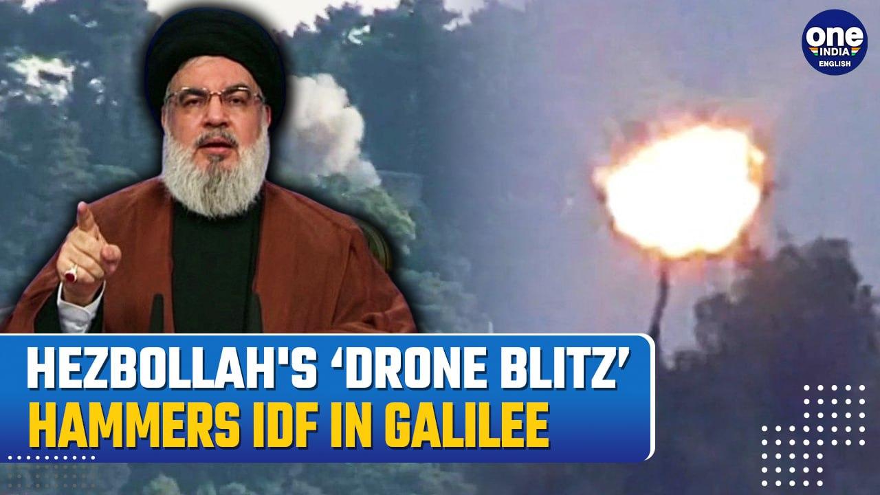 Hezbollah Strikes Israeli Military HQ with Kamikaze Drones in Western Galilee| Watch Video