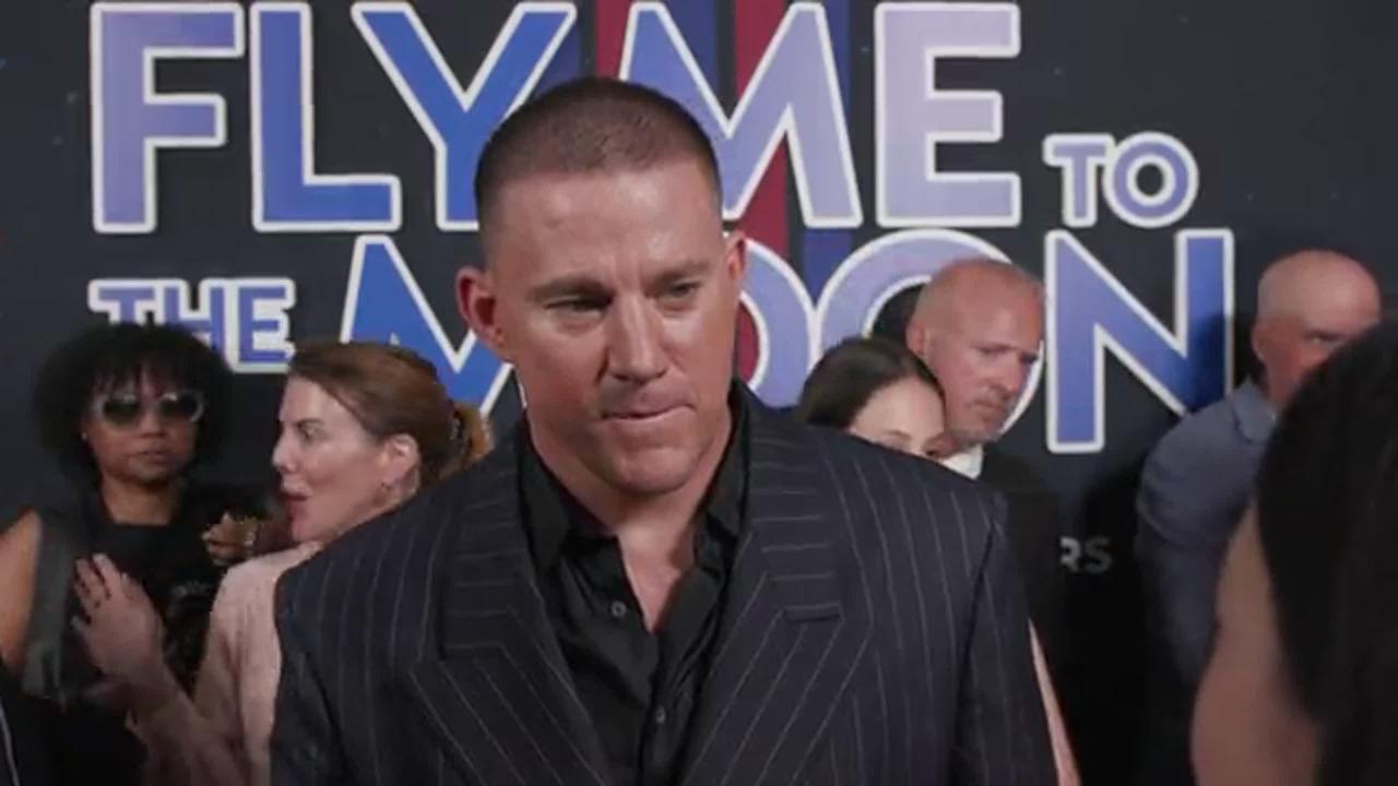 Channing Tatum at the Fly Me to the Moon Premiere