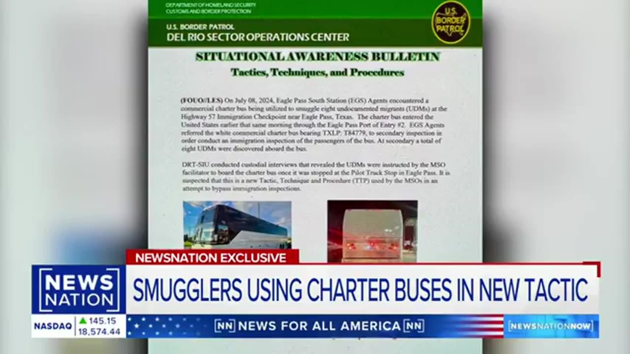 SMUGGLERS TURN TO CHARTER BUSES TO TRANSPORT MIGRANTS 🚌 NEWSNATIONNOW