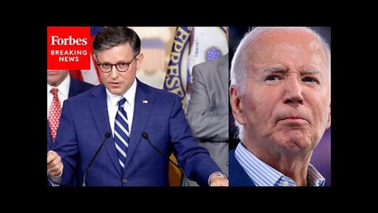 BREAKING NEWS: House GOP Leaders Declare Biden 'Unfit' And Allege 'Cover-Up' Of His Mental State