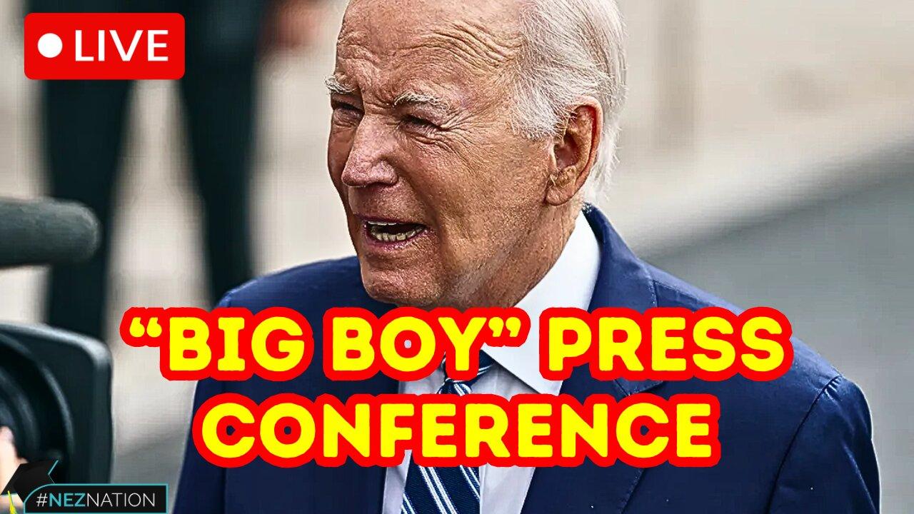 🚨LIVE: Biden Holds First Press Conference Since Debates! "Big Boy" Press Conference