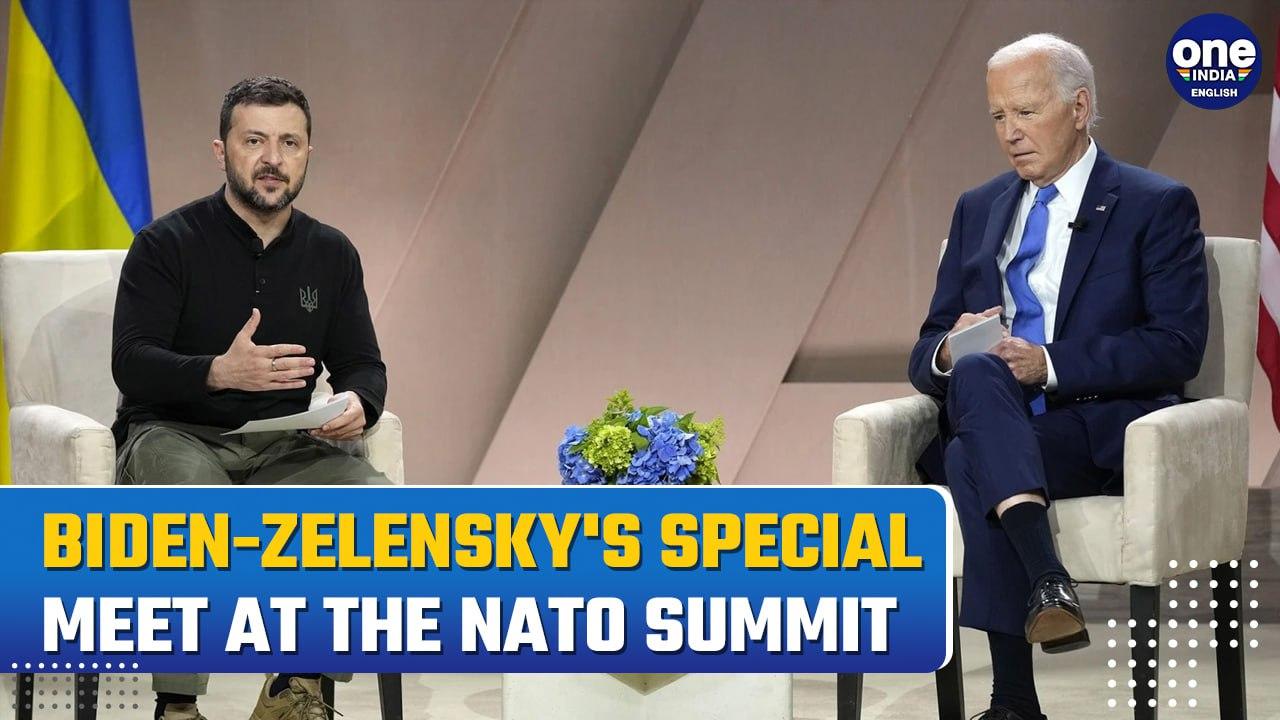 Weapons, Aid, Strategy: President Biden & Zelensky Hold Bilateral Talks on Sidelines of NATO Summit