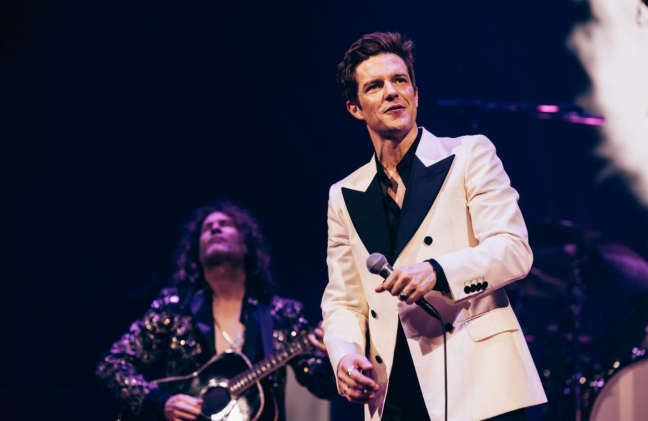 Brandon Flowers praised his parents as The Killers ended their residency at The O2