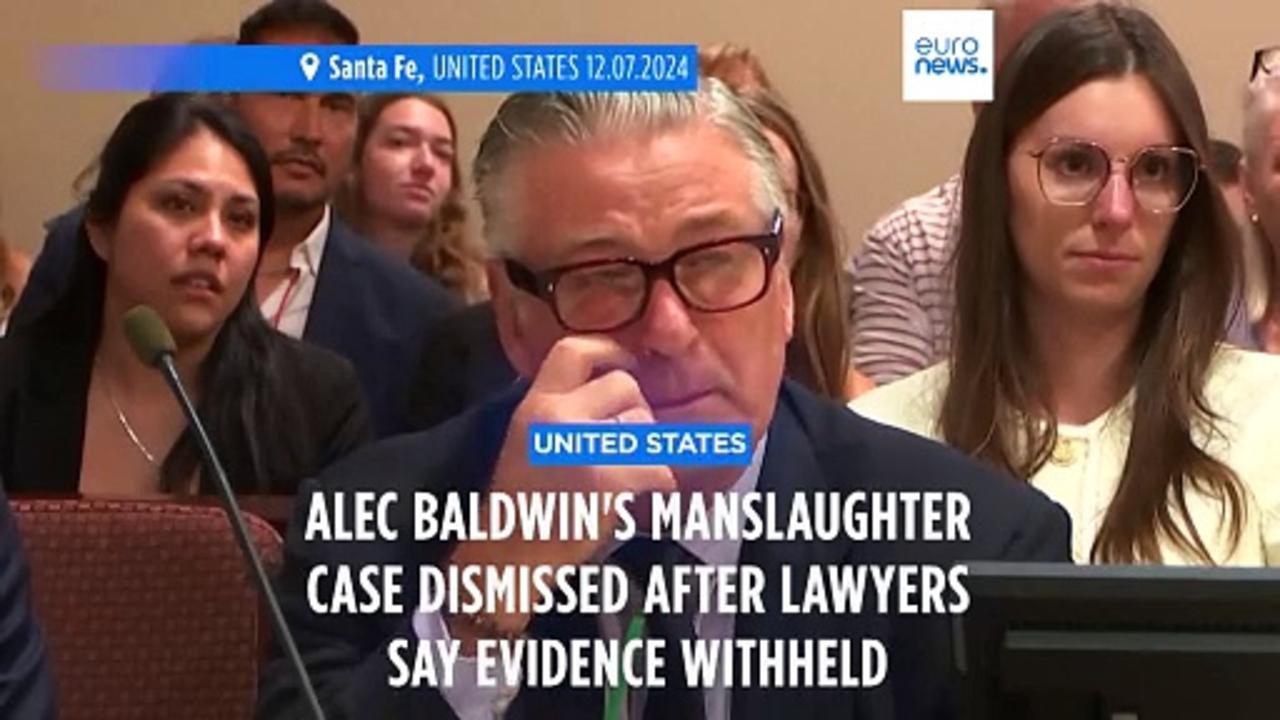 Alec Baldwin's manslaughter case dismissed after lawyers say evidence withheld