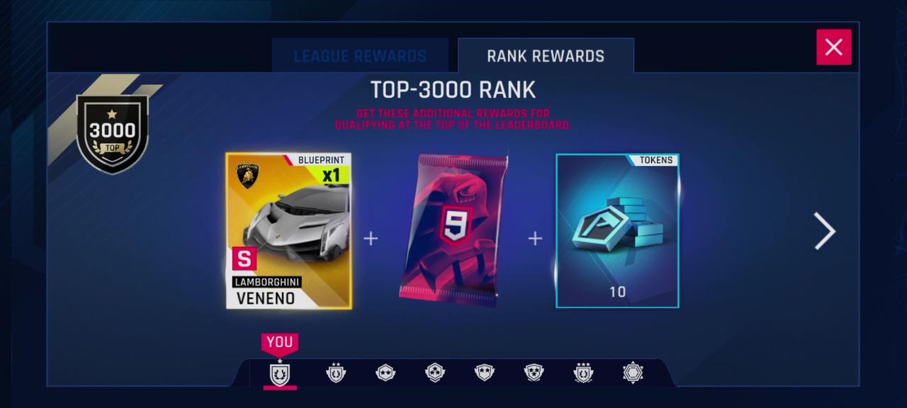 Asphalt 9: Legends - Multiplayer no name leagues