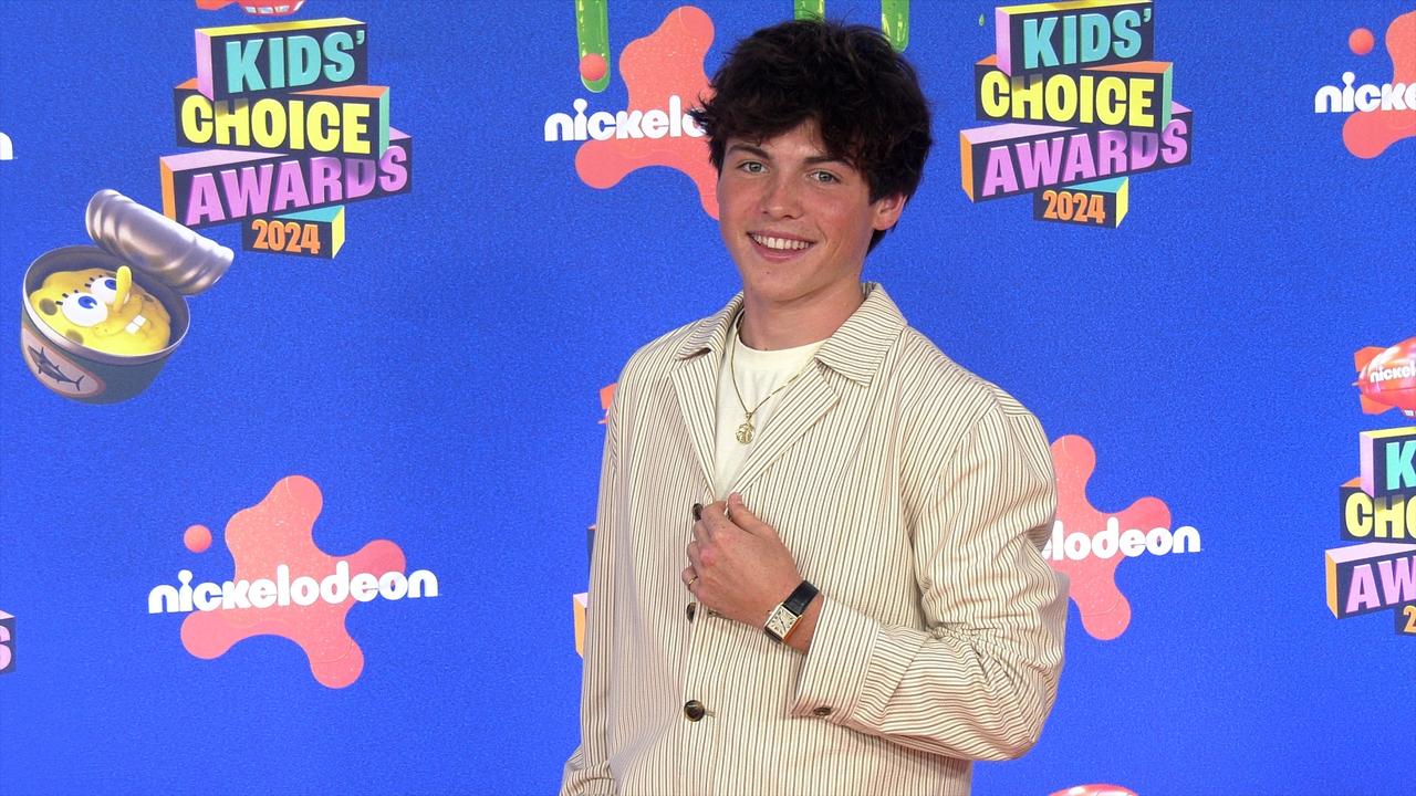 Brady Noon 2024 Kids' Choice Awards Orange Carpet