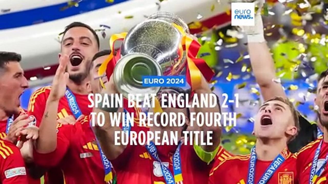 Euro 2024: Spain 2-1 England, la Roja champions of Europe for record fourth time time