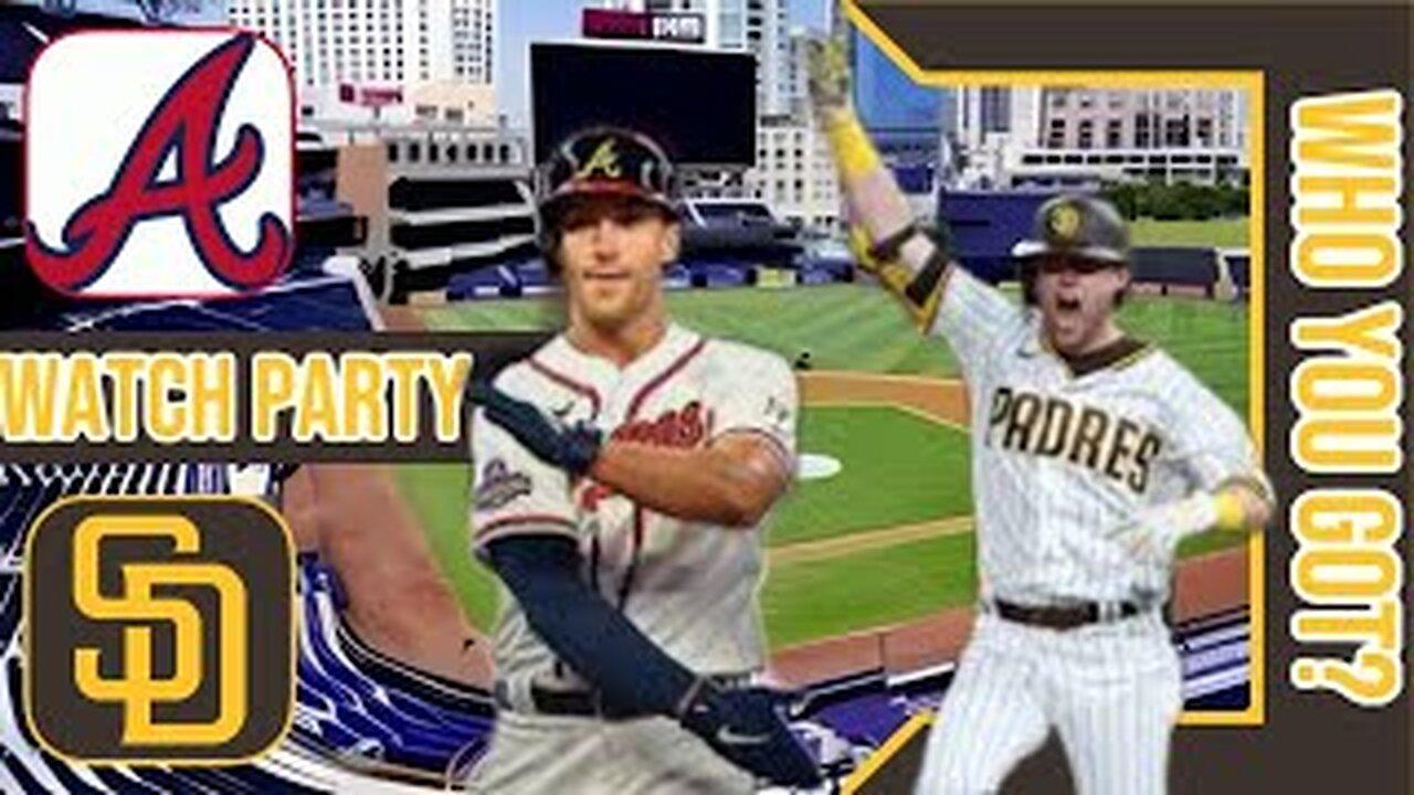 Atlanta Braves vs San Diego Padres | Live Play by Play & Reaction Stream 3D Sim | MLB 2024 Game 95