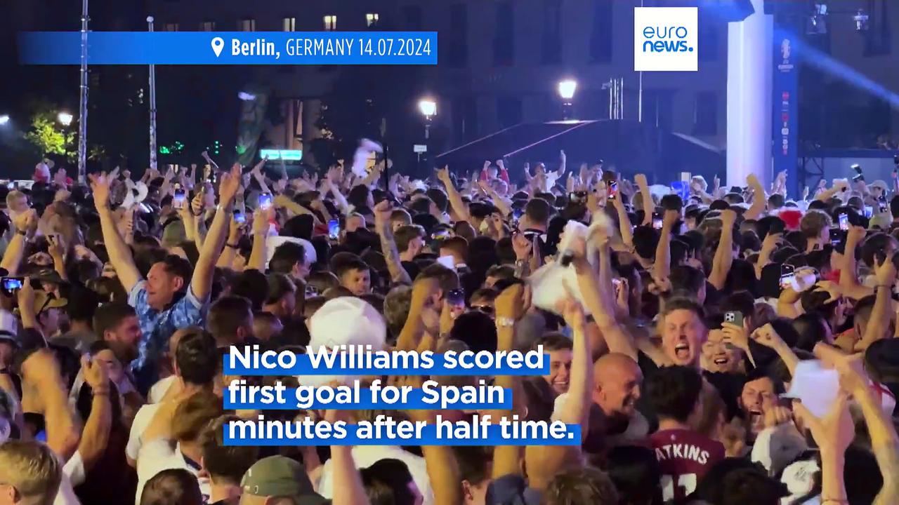 Berlin erupts as Spain beats England 2-1 in Euro 2024 final