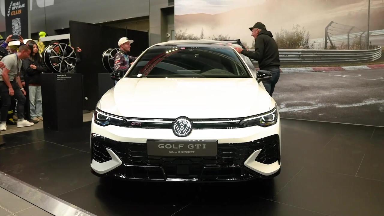 World premiere of the new Volkswagen Golf GTI Clubsport
