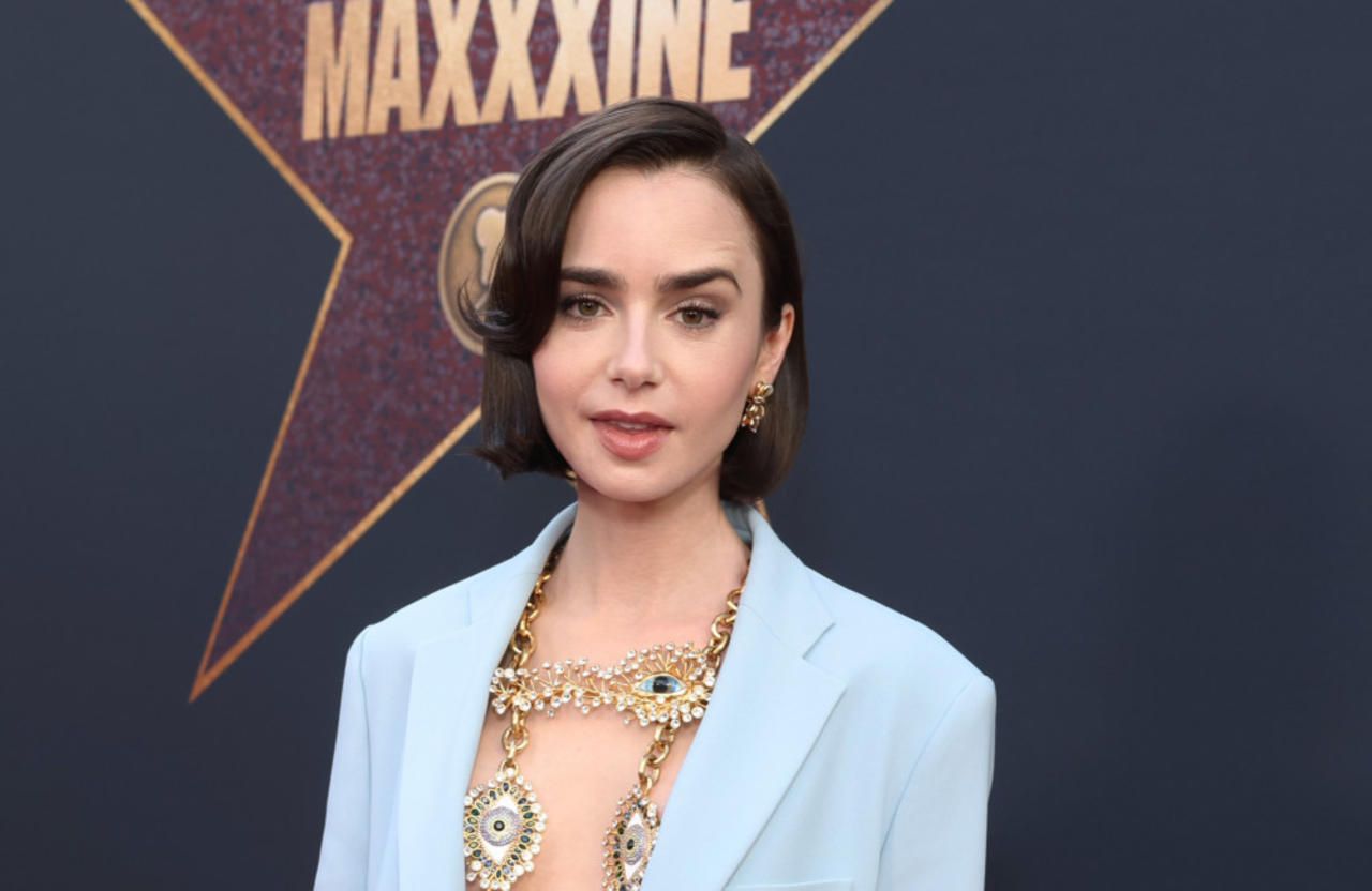 Lily Collins' father-in-law compares her to Audrey Hepburn