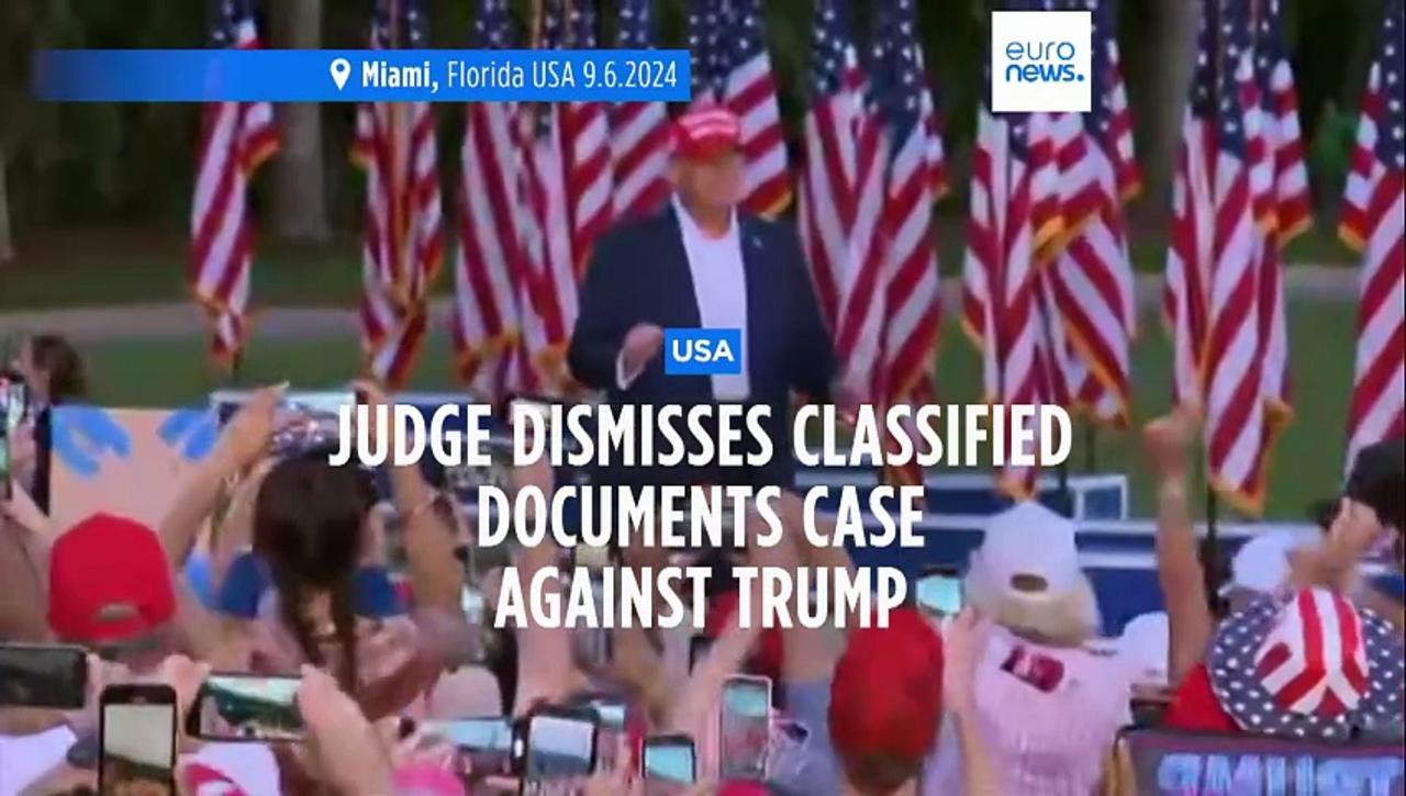 Federal judge dismisses Trump classified documents case over concerns with prosecutor's appointment