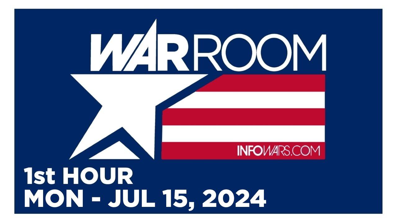 WAR ROOM [1 of 3] Monday 7/15/24 • BREAKDOWN AND ANALYSIS OF TRUMP ASSASSINATION ATTEMPT • Infowars