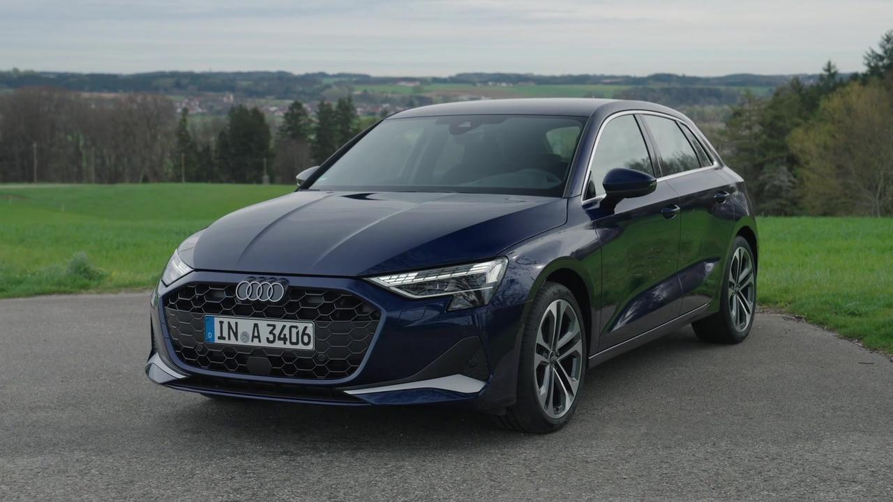 The new Audi A3 Sportback Design Preview in Blue