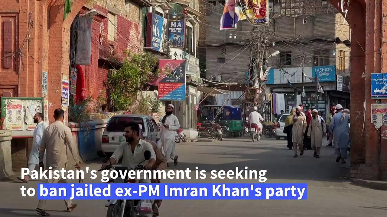 Imran Khan supporters react to Pakistan seeking ban of ex-PM's party