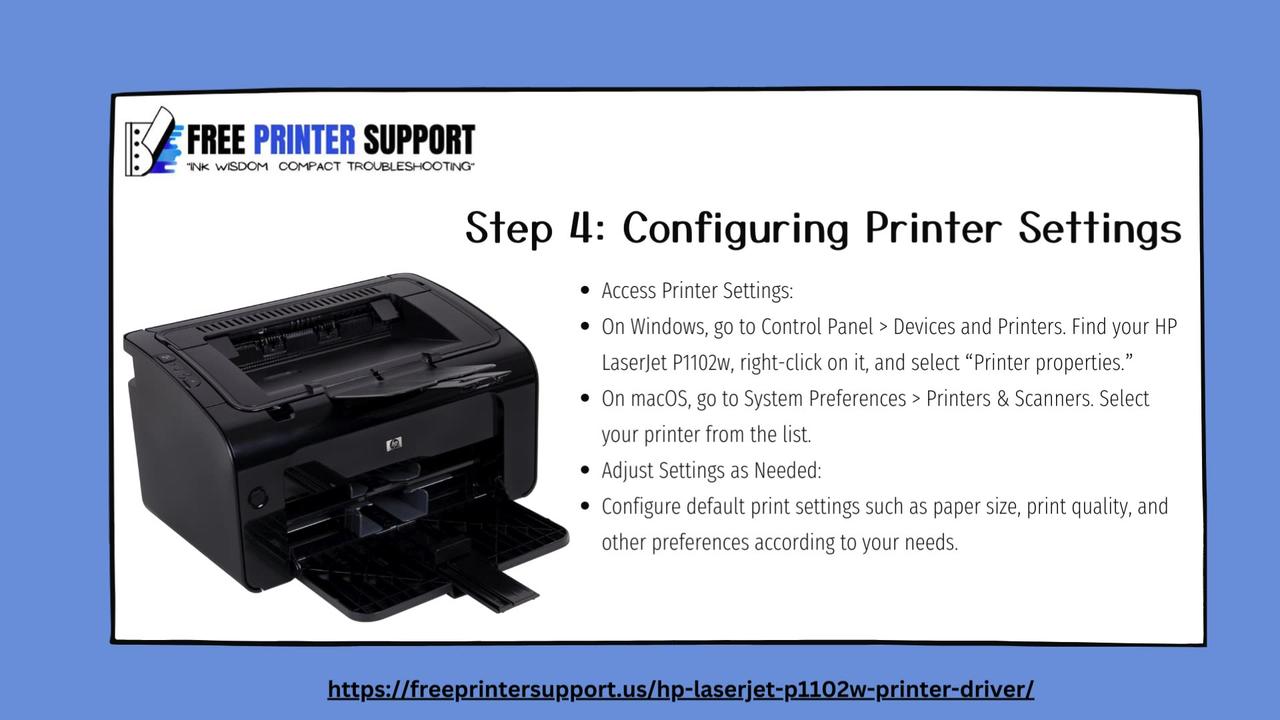 HP Laserjet P1102w Printer Driver Download & Installation