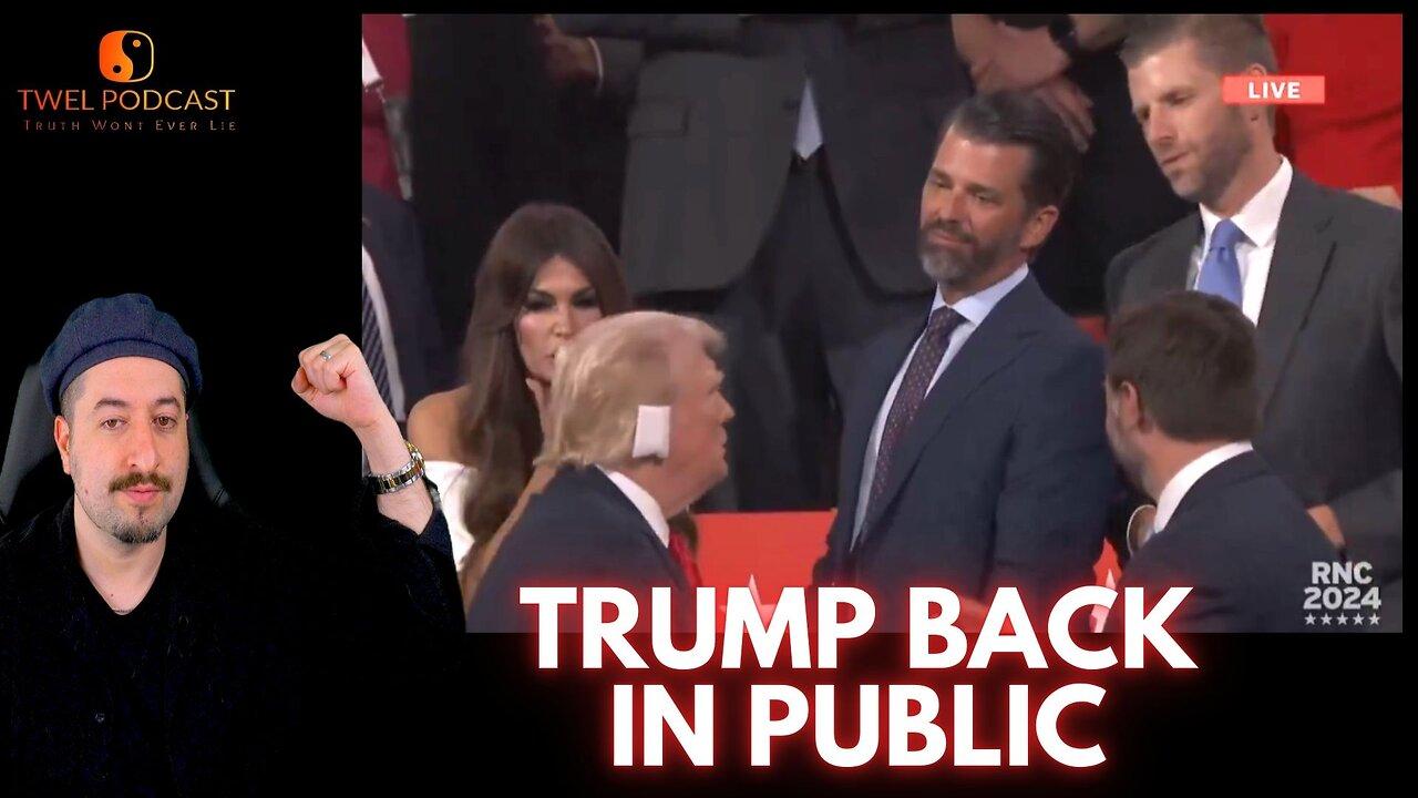 Donald Trump Back In Public