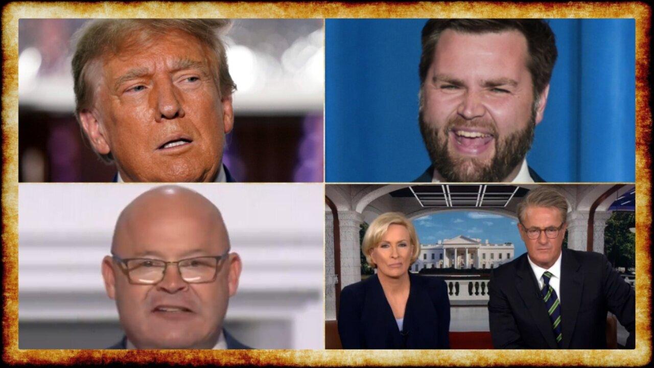 Trump Taps JD VANCE For VP, Teamsters President STEALS SHOW at RNC, Morning Joe PULLED Off Air