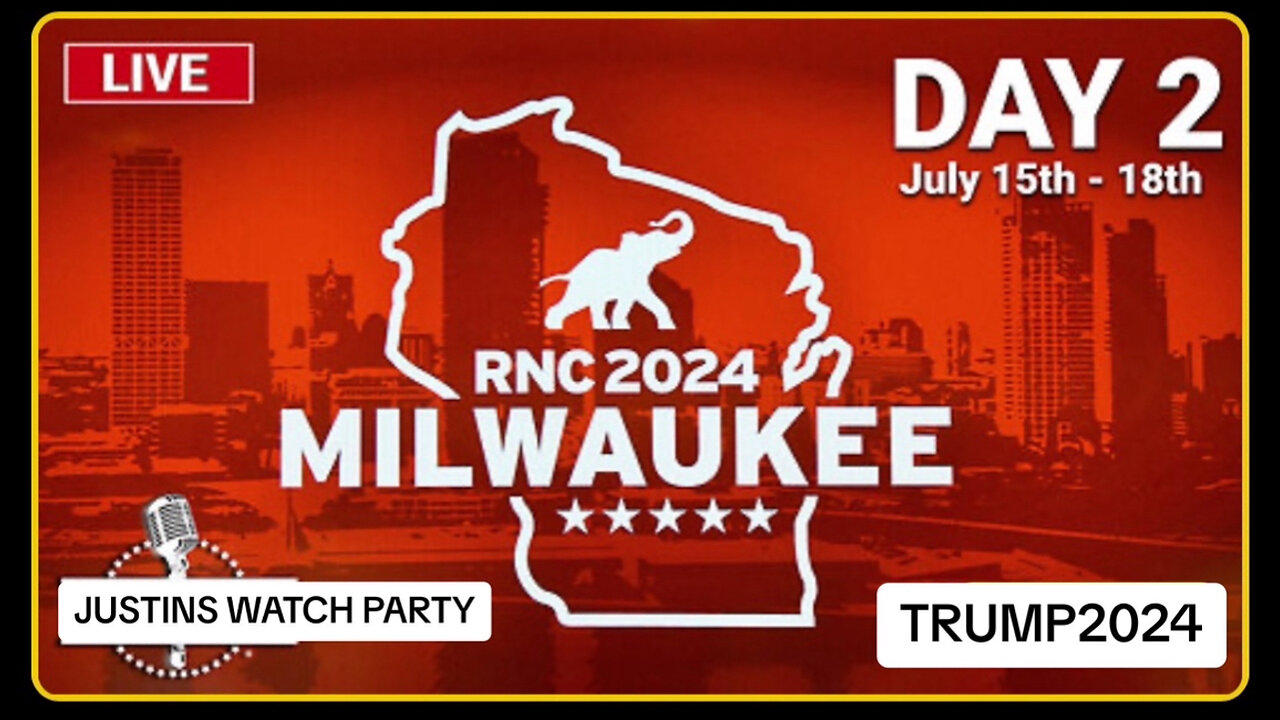 LIVE: Day Two: 2024 Republican National Convention in Milwaukee, Wisconsin - 7/16/24