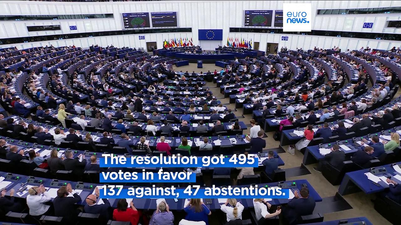 Far-right MEPs vote en masse against pro-Ukraine resolution