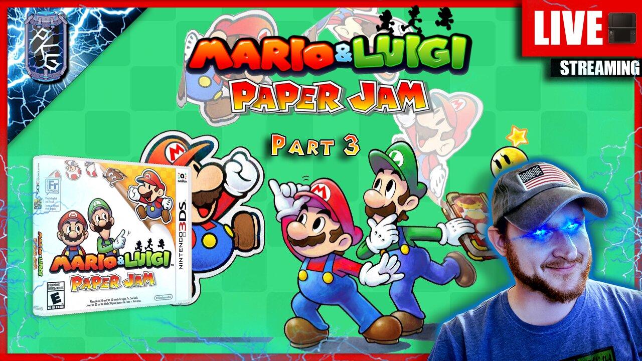 Part 3! | FIRST TIME! | Mario & Luigi: Paper Jam | 3DS | !Subscribe & Follow!
