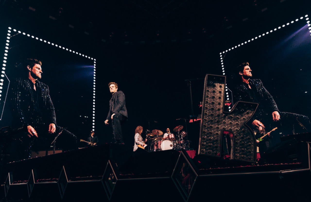 The Killers have been presented with a special award to mark their record-breaking, six-night residency at The O2