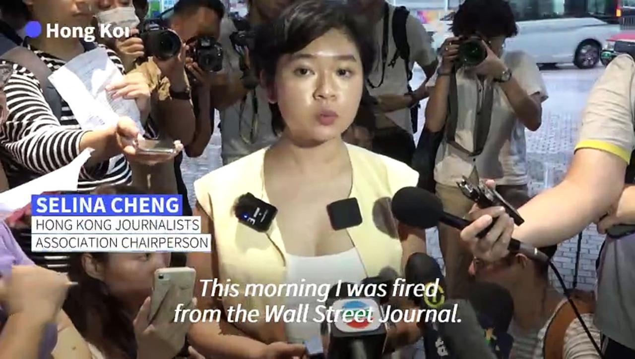 Wall St Journal reporter says she was fired over Hong Kong union role