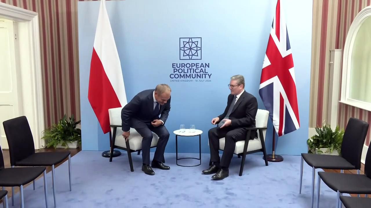Starmer holds bilat with Polish prime minister Donald Tusk