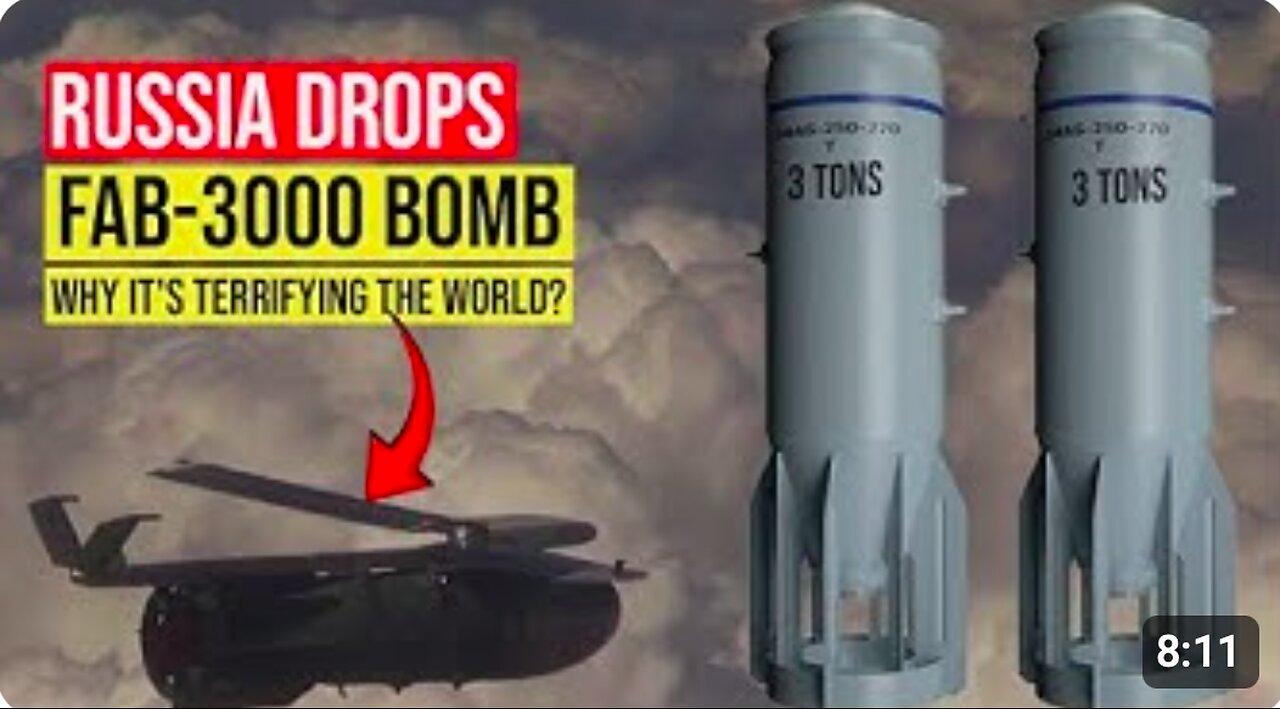 BUNKER BUSTER - Russian Air Force Drops FAB-3000 Bomb! What You Need to Know!