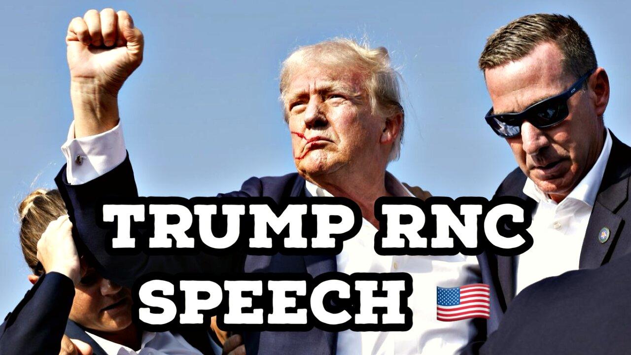 Donald Trump Speaking at RNC