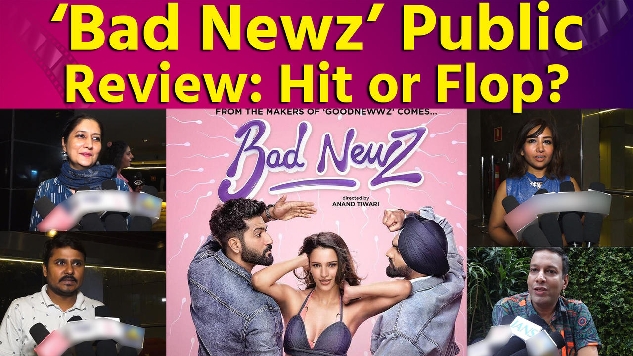 ‘Bad Newz’ Movie Review | Vicky Kaushal, Tripti Dimri, Ammy Virk | Public Review