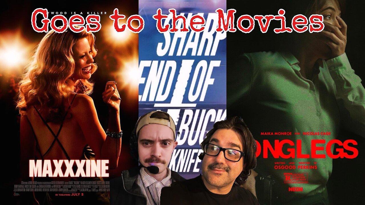 Goes to the Movies LIVE - Maxxxine and Longlegs Reviews (Jeremy Returns!)