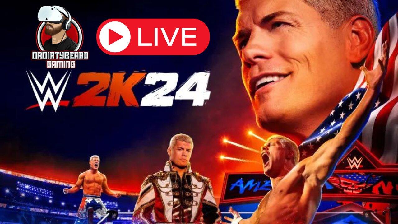 WWE 2K24 - MATCHES & My RISE - HERE WE GO!!