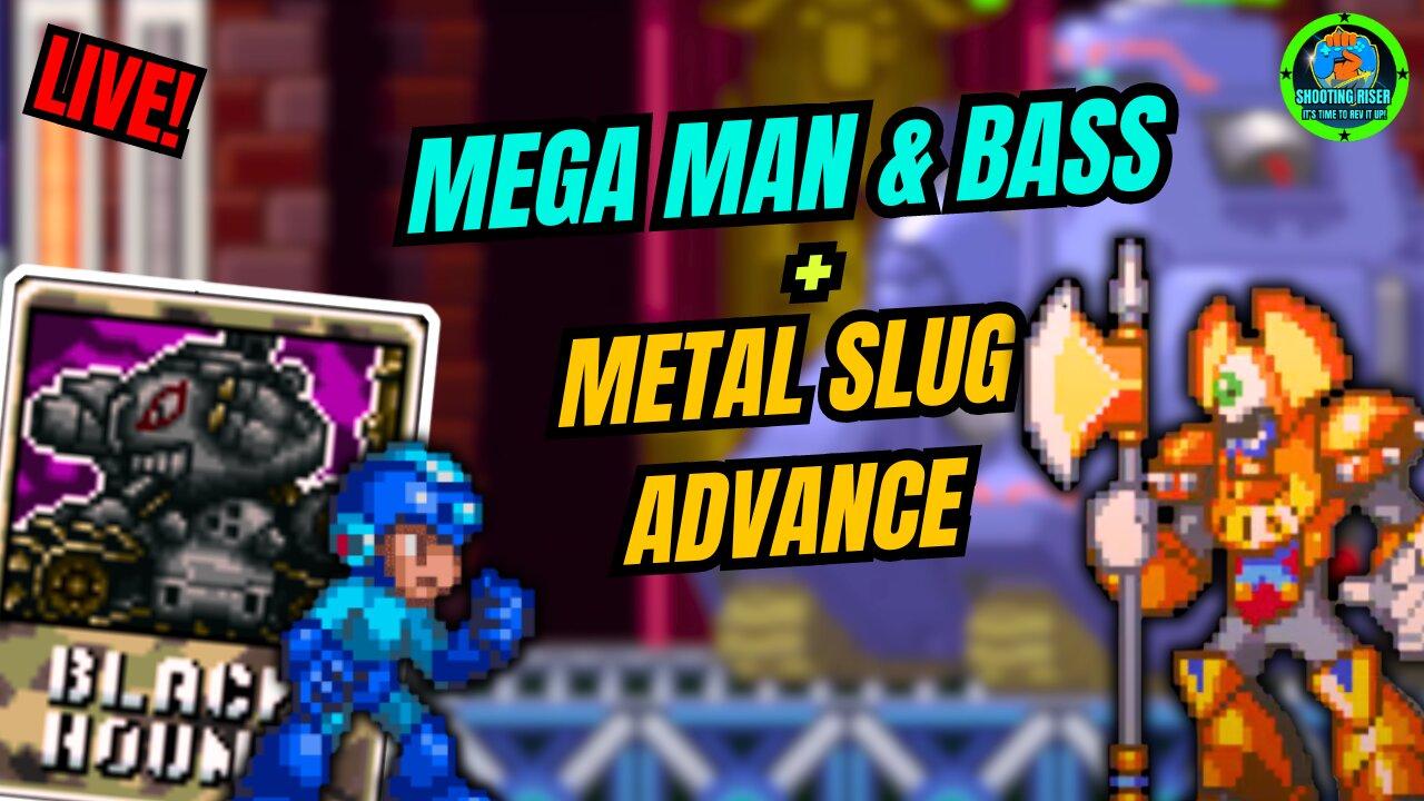 IMPOSSIBLE GAMEBOY GAMES CONTINUES!  Mega Man & Bass + Metal Slug Advance #live #megaman  #metalslug