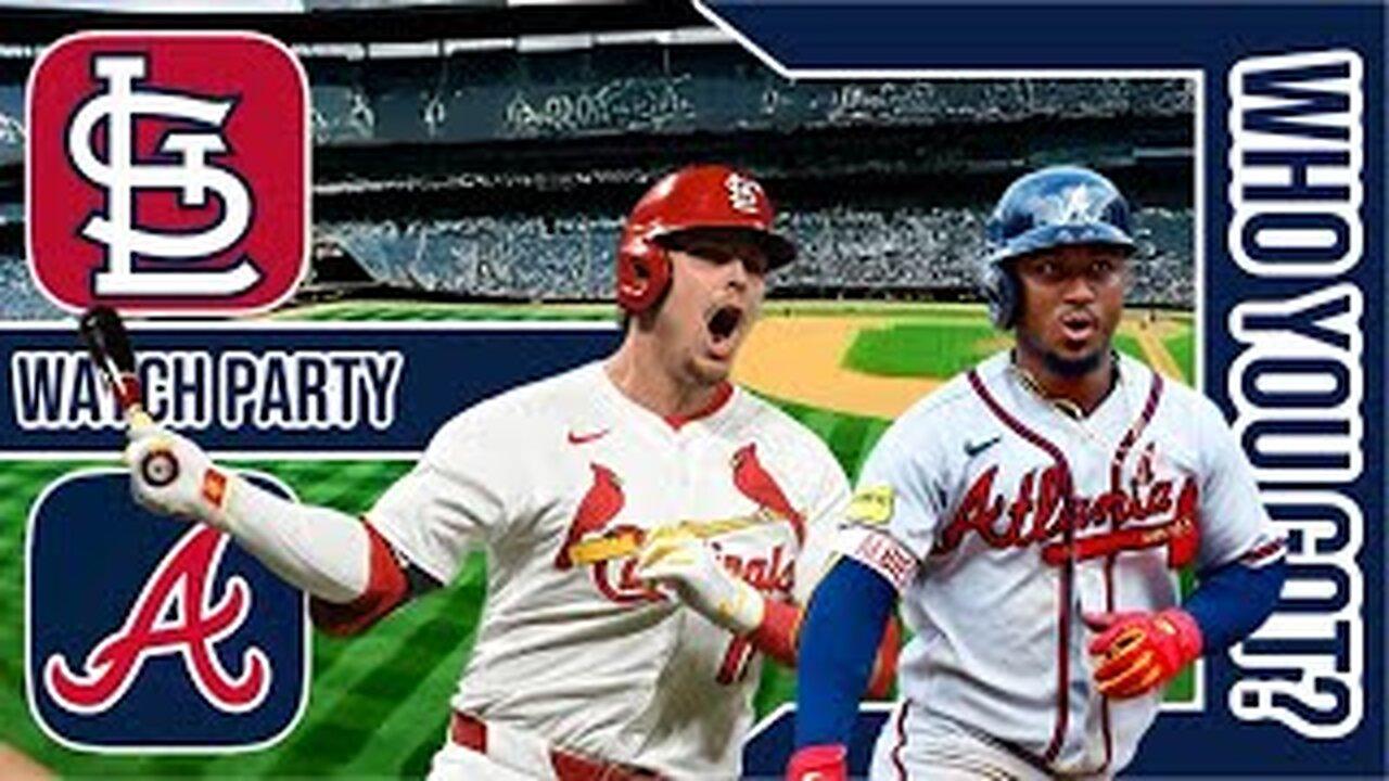 St Louis Cardinals vs Atlanta Braves | Live Play by Play & Reaction Stream 3D Sim | MLB 2024 Game 97