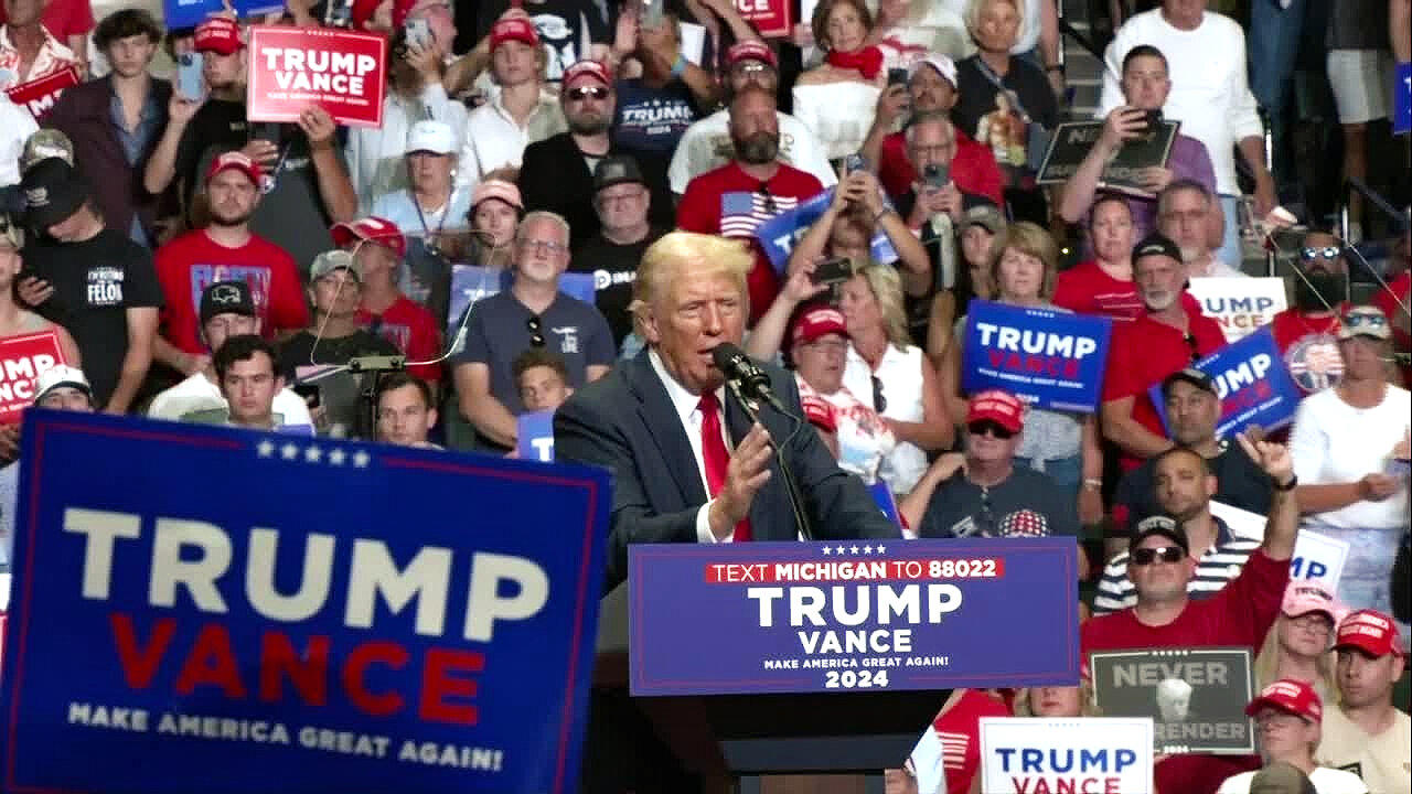 Live Full Speech: Former President Donald Trump delivers remarks at Grand Rapids rally | WNN