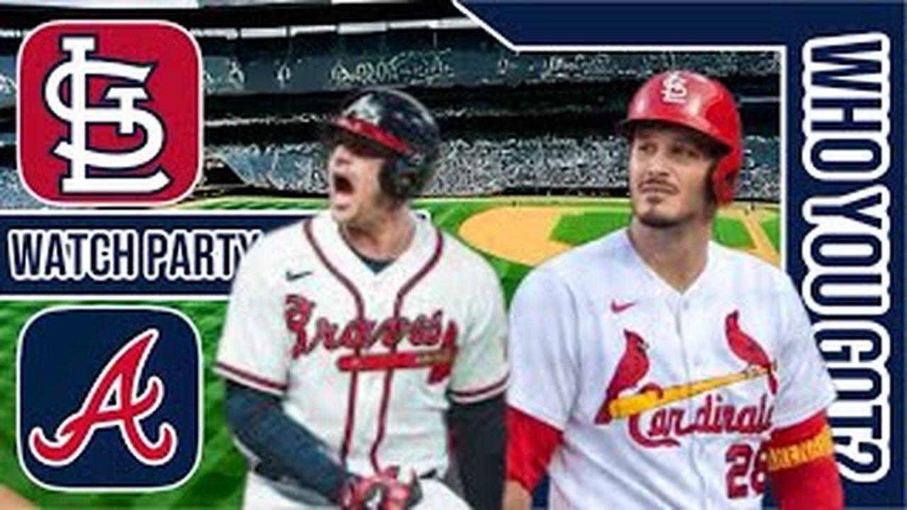 St Louis Cardinals vs Atlanta Braves | Live Play by Play & Reaction Stream 3D Sim | MLB 2024 Game 98