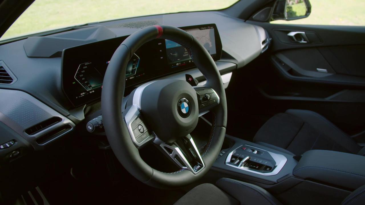 The new BMW M135 xDrive Interior Design in Alpine White