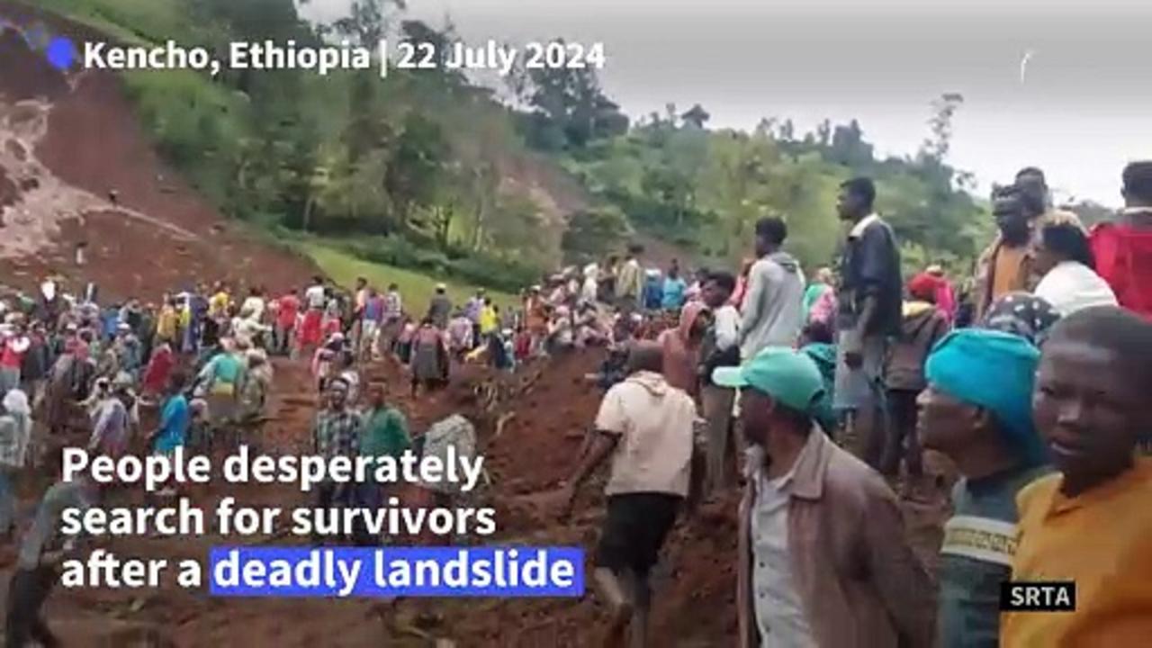 Ethiopia landslide kills hundreds