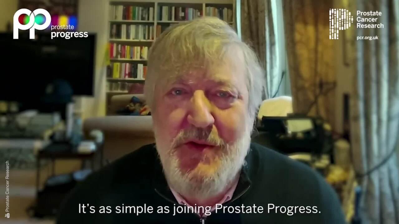 Stephen Fry encourages prostate cancer patients to sign up for major research project