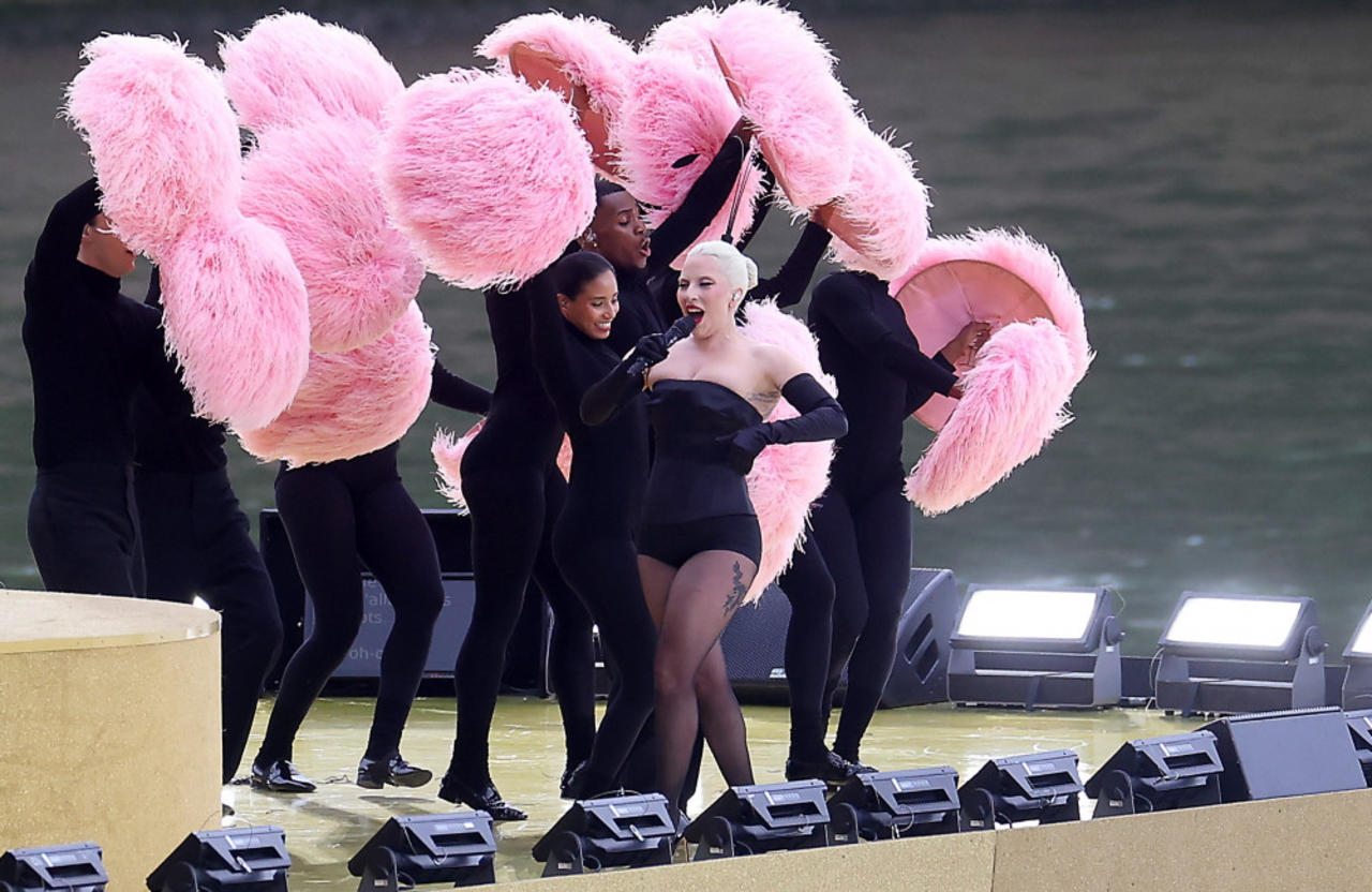 Lady Gaga sang in French during the Olympics opening ceremony in Paris