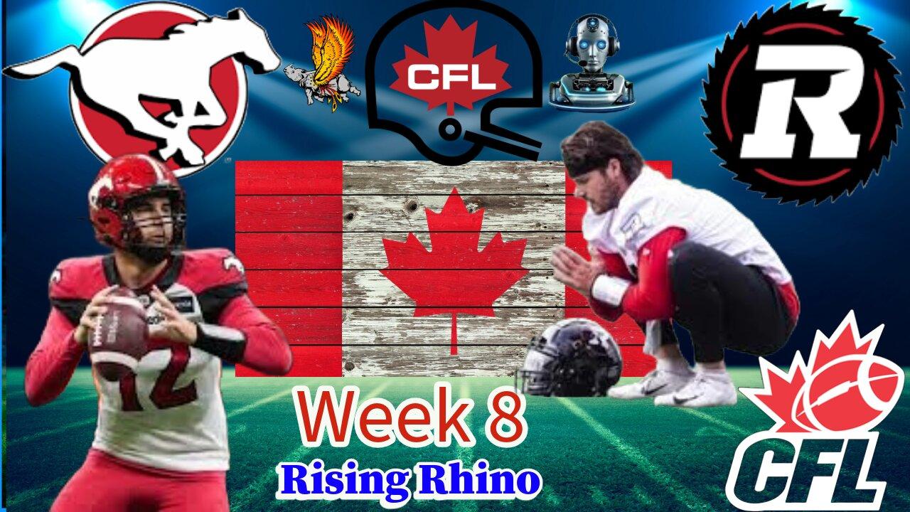 Calgary Stampeders Vs Ottawa Redblack CFL week 8 Matchup, Watch Party, and Play by Play