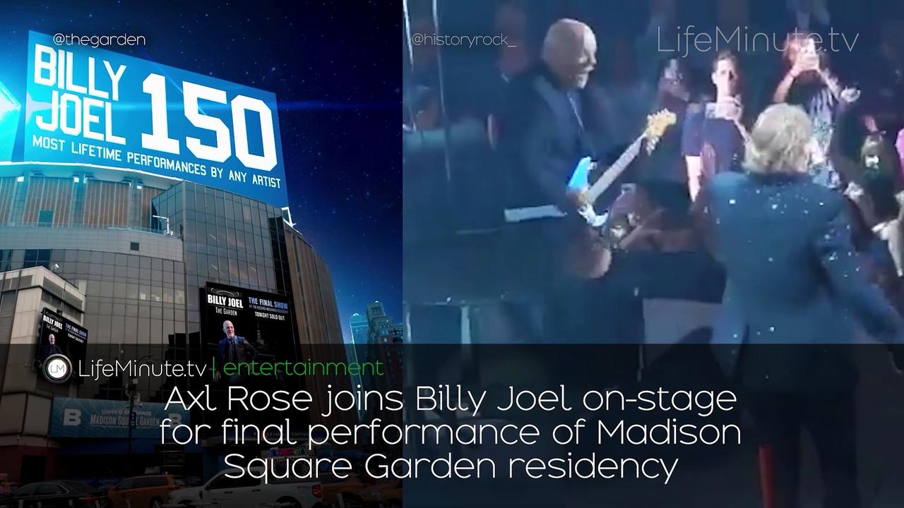 Olympic Games Kick-Off Tonight, Billy Joel Concludes Madison Square Garden Residency with Axl Rose Guest Appearance, Wiz Khalifa