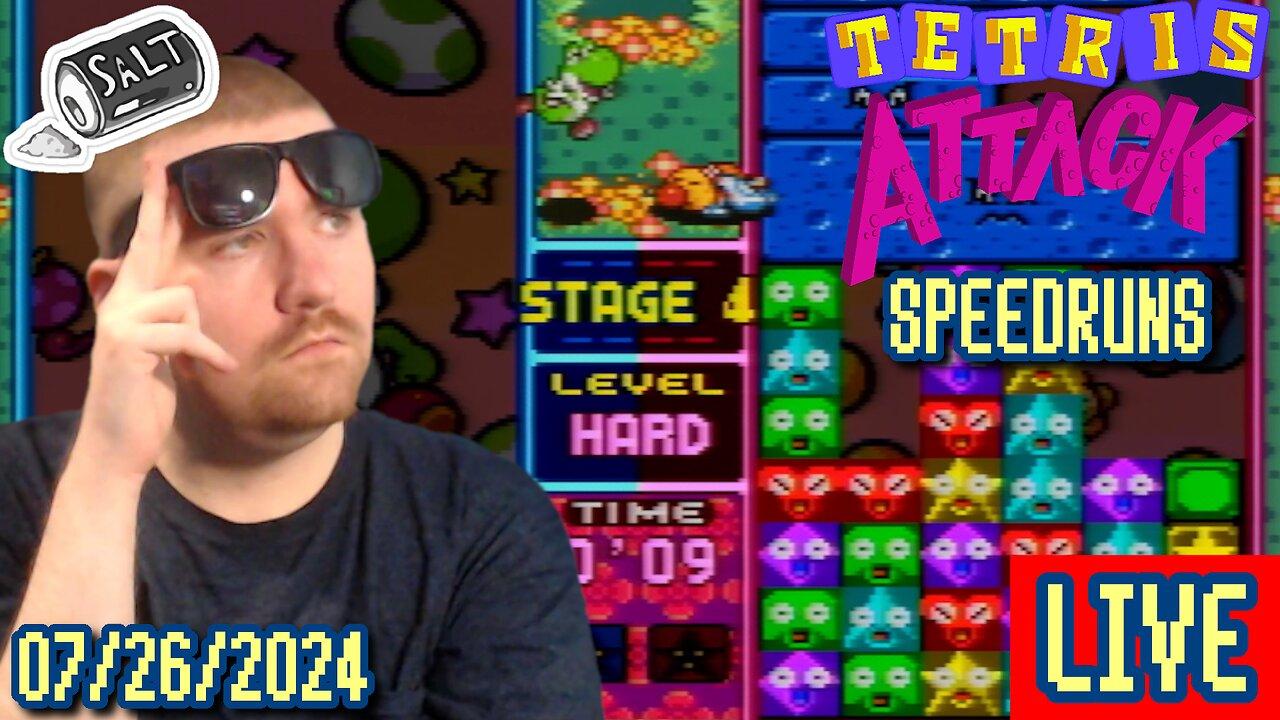 [Tetris Attack Speedruns] Friday Night Salt Mines: Get That Wiggler Run Outta Here Edition, Doods!